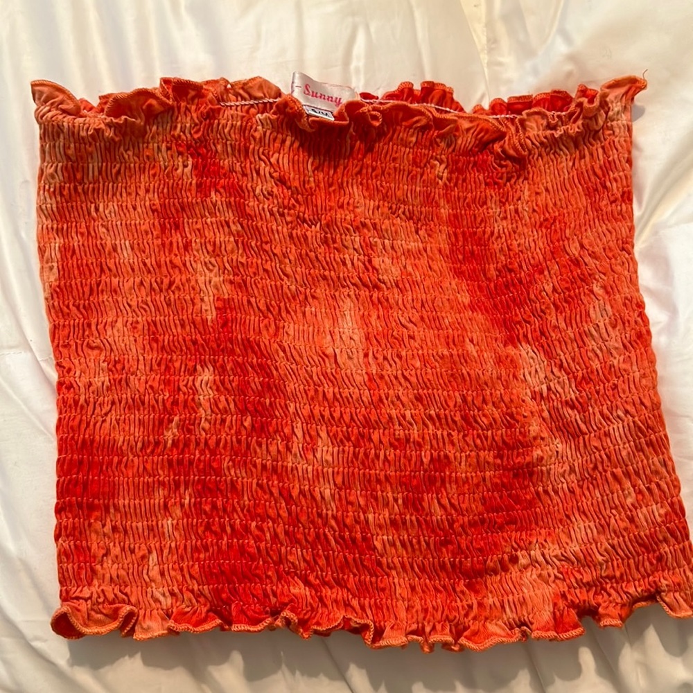 Orange Crop Top